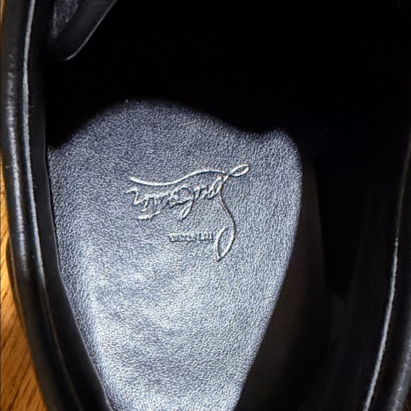 Christian Louboutin Adolon Junior Black and White Men's Sneakers - Picture 5 of 6